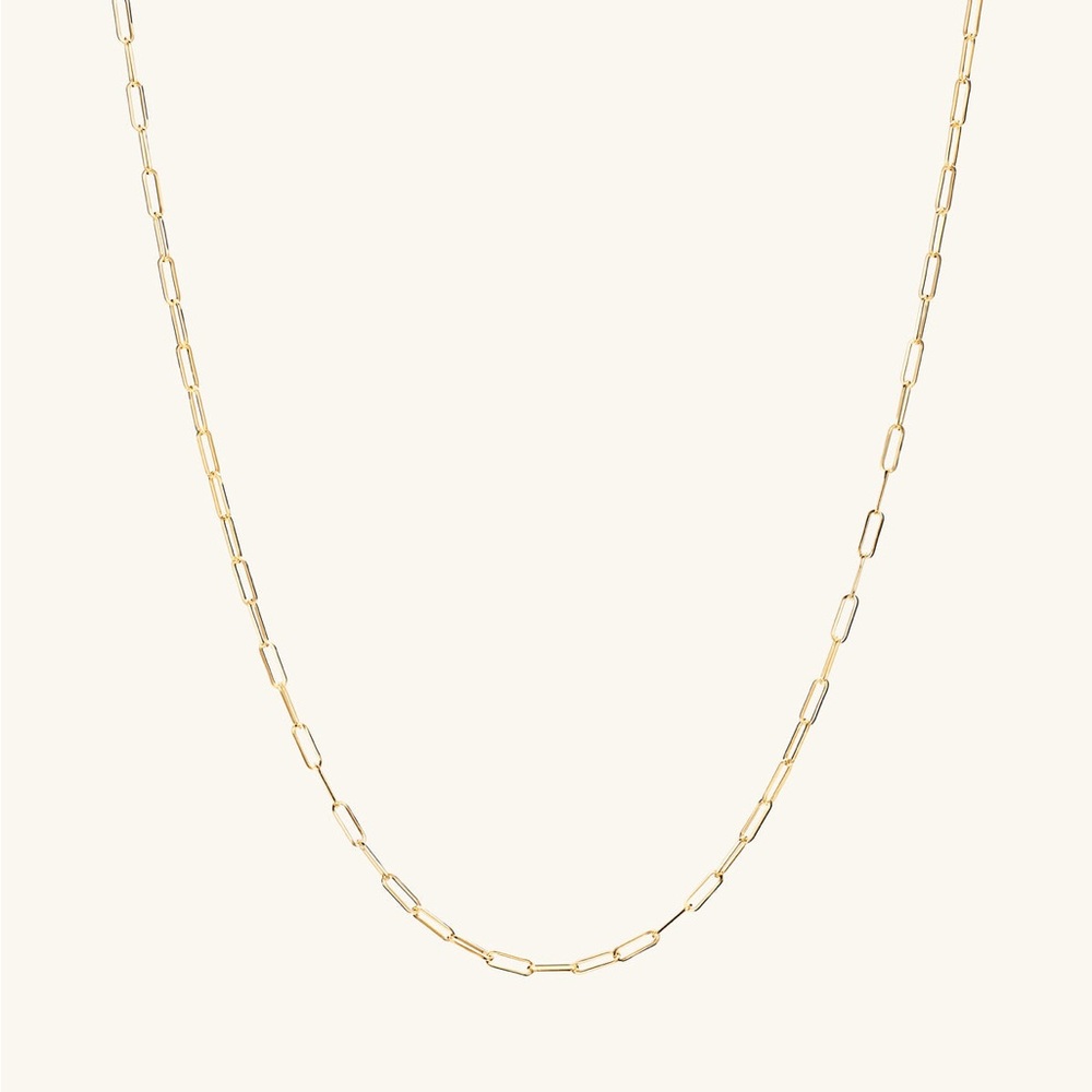 Mejuri Boyfriend Bold Chain Necklace 14K Yellow Gold